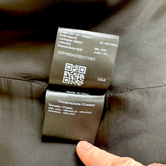 NWOT Raf Simons' CALVIN KLEIN 205W39NYC Oversized Wool Blazer - Size 12 - Picture 7 of 10